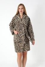 Bademantel Damen Kurz Leo