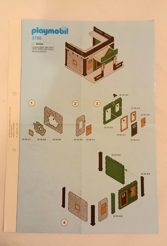 Playmobil 3786 bauplan - 3786,