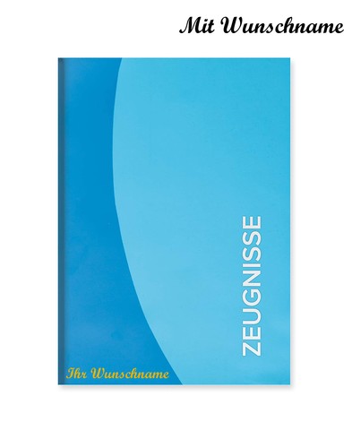 Zeugnismappe mit namensgravur - zeugnismappe,