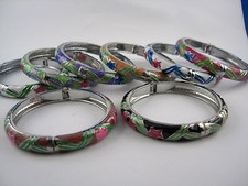  Armreif klappbar Sternen Design Emaille Cloisonne Stil Farbe wählbar
