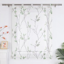 Transparent Raffrollo Blume