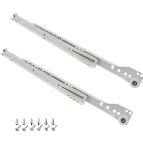 Schubladenschienen 300mm weiß - schubladenschienen,