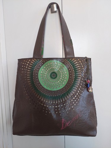 Desigual shopper tasche braun - desigual,