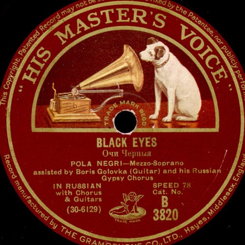Pola negri schwarze - negri, augen