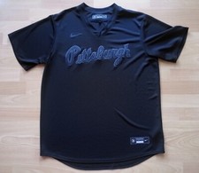 Orig. Nike Triple Black Pittsburgh Pirates Trikot/Jersey Size: L, MLB,USA,as new