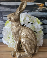 Hase Figur gold  26 cm Ostern