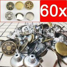 60 stk, Jeansknöpfe