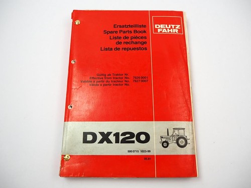 Deutz 120 schlepper fg - deutz, dx