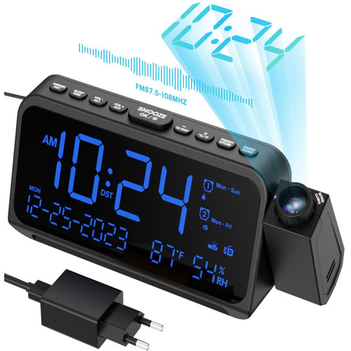 Radiowecker mit projektion - radiowecker,