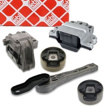 febi Motorlager Set für VW PASSAT B6 1.9 TDI 105 PS mit Schaltgetriebe