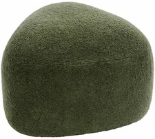 Sitzhocker Alfrisa Teddystoff Fußhocker gepolstert für Wohn- und Schlafzimmer