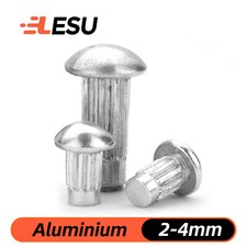 Halbrundnieten Alu Aluminium