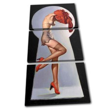 Vintage Girl Poster Sexy Retro