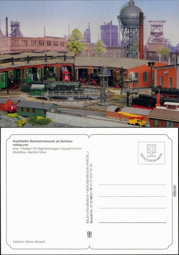 Postkarte modelleisenbahn - postkarte,