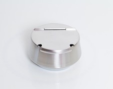 ALESSI Zuckerdose, rund, Edelstahl INOX 18/10 , BxH: 13 x 8 cm, Made in Italy