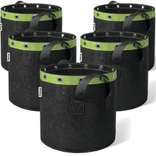 25l Stofftopf Pflanzsack Set