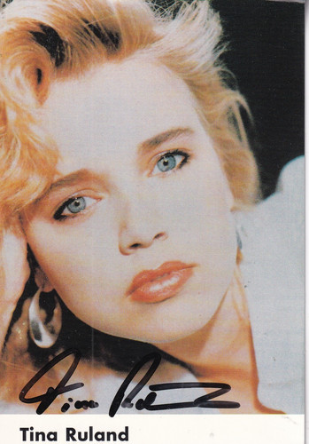 Autogramm tina ruland - tina,
