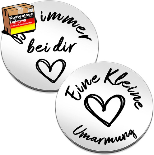Herz glücksbringer edelstahl - herz,