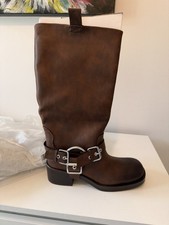 Damen Stiefel Braun – Biker