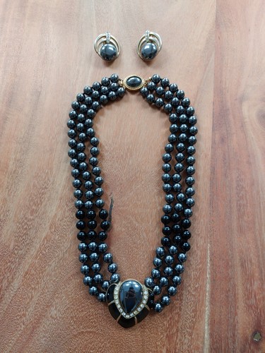 Blutstein collier hämatit mit - collier,