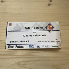 Ticket Eintrittskarte TuS