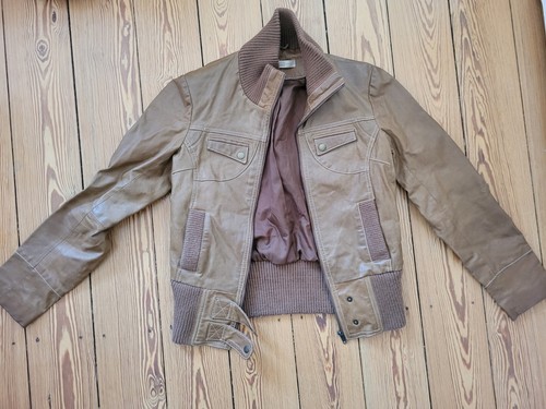 Vero moda echtlederjacke - moda,