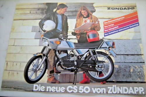 Prospekt blatt zündapp - blatt,