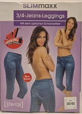 3/4 Jeans Leggings Schlank