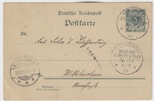 PK Marine MSP 39 SMS Hertha 1899 Japan-/Rußland-Reise Autograph Dr. Paul Dammann