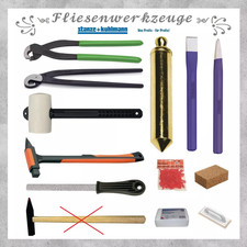 Fliesenwerkzeug Auswahl