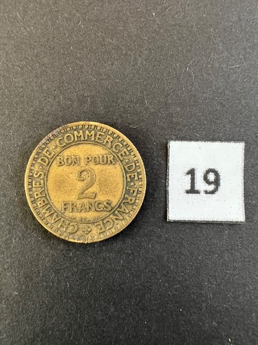 Münze francs bon pour - 2,
