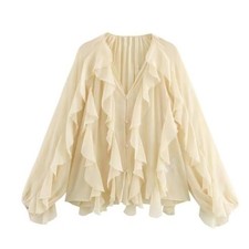 Damen Chiffon Bluse