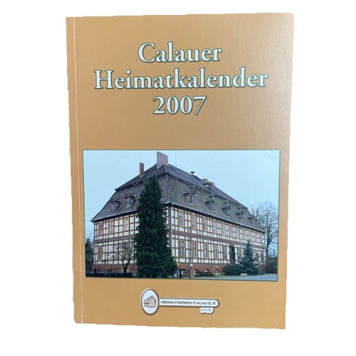 Calauer heimatkalender 2007 - heimatkalender,