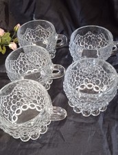 Fünf Bubble Bowle Gläser aus