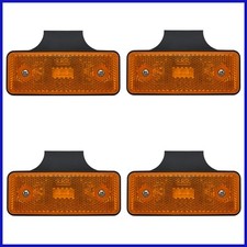 4 Seitenmarkierungsleuchte LED Begrenzungsleuchte orange 12-24V LKW PKW Anhänger