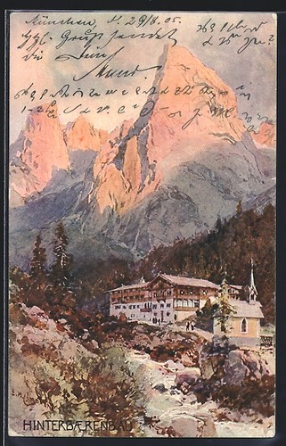 Künstler edward harrison - künstler-ak,