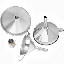 Edelstahl Trichter Einfülltrichter Fülltrichter  Flaschentrichter & Filter V2A