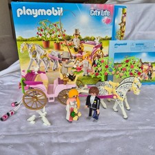 Schnäppchen: PLAYMOBIL (9427) Hochzeitskutsche Brautpaar, TOP Zustand, OVP! 