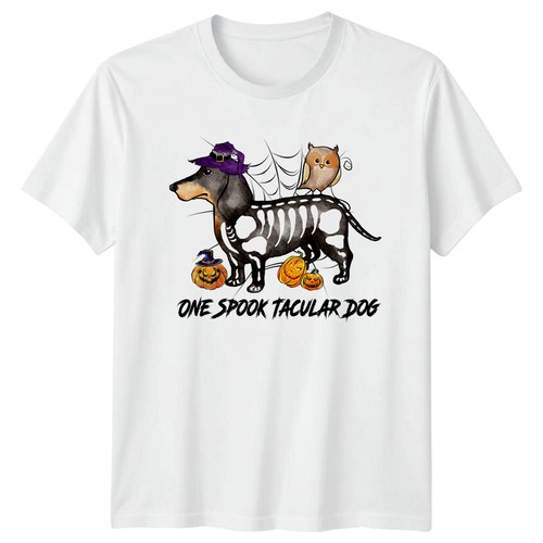 One spook tacular hund shirt - spook, t-shirt