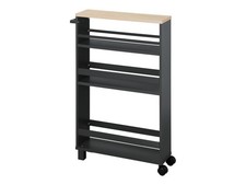 LIVARNO home Küchen-Nischenwagen, mit Rollen (Grau) - B-Ware neuwertig