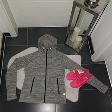 Neu Sweatjacke GAP fit Sportjacke grau meliert M 40 42 Laufjacke TopZustand