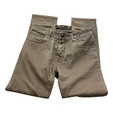 Jacob Cohen Jeans Hose W31 Gau Stretch Schrittlänge 70 cm Knopf Button Up