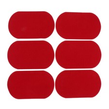 6stk samtstoff flicken - samtstoff,