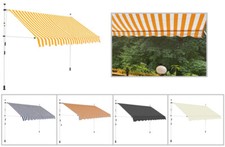 Balkonmarkise Klemmmarkise mit