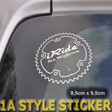 I RIDE ALL MOUNTAIN Aufkleber