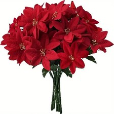Künstliche weihnachtsblumen - künstliche,
