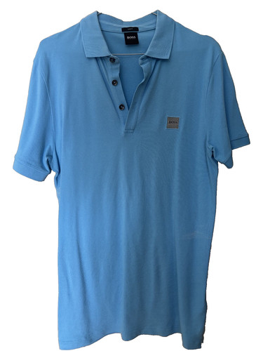 Boss polo shirt herren blau - boss,