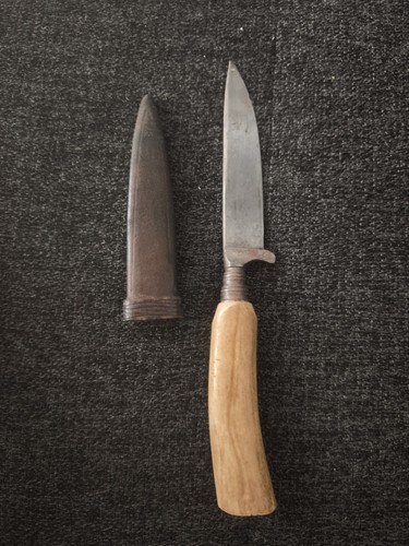 Vintage jagdmesser mit - vintage,