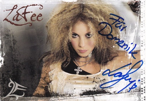 Autogramm lafee - autogramm,