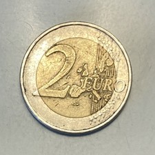 2 Euro Deutschland 2002 – Fehlprägung Drehfehler (ca. 45° Stempeldrehung)